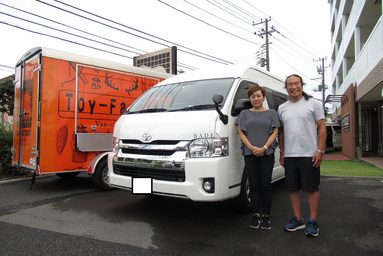 皆様晴れ運を持っています| キャンピングカー専門店のトイファクトリー